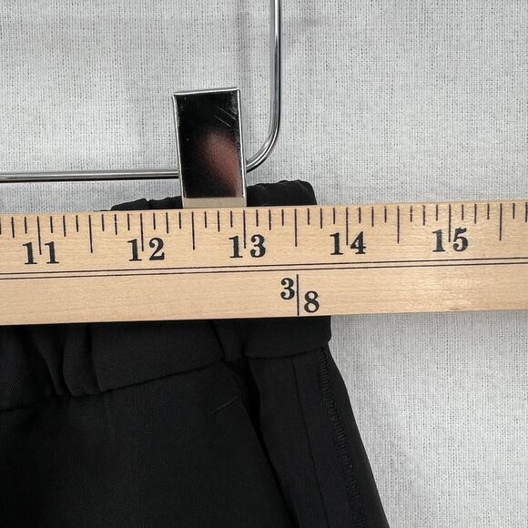 LULULEMON On The Fly Skirt Womens 8 Black Casual Travel Woven Athleisure Mini - Picture 16 of 16